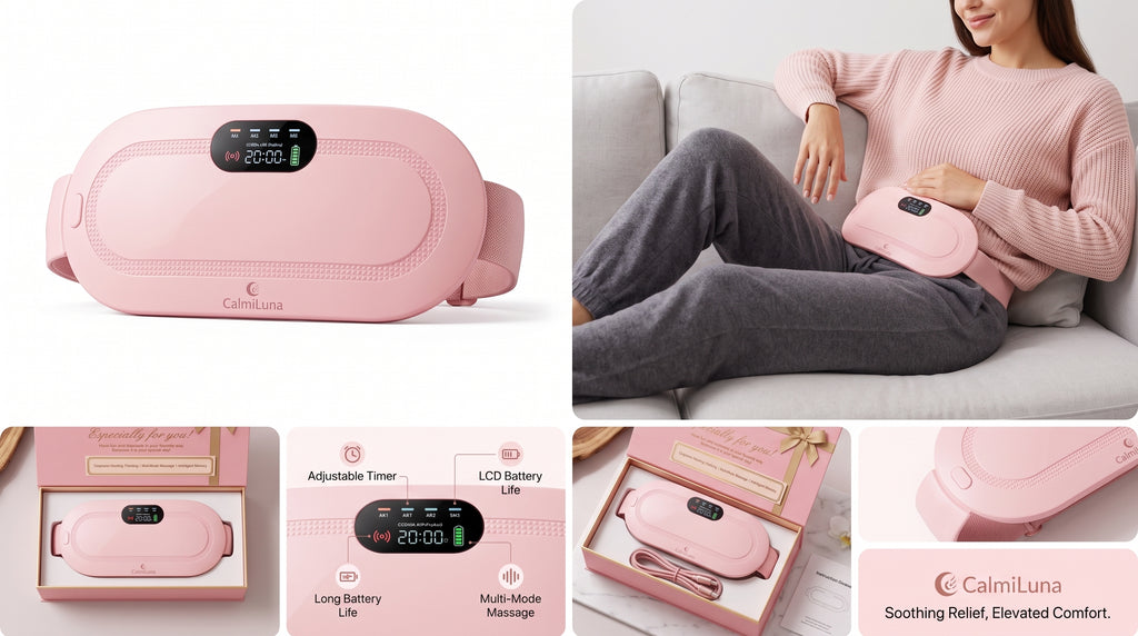 CalmiLuna  Ceinture Chauffante et Massante